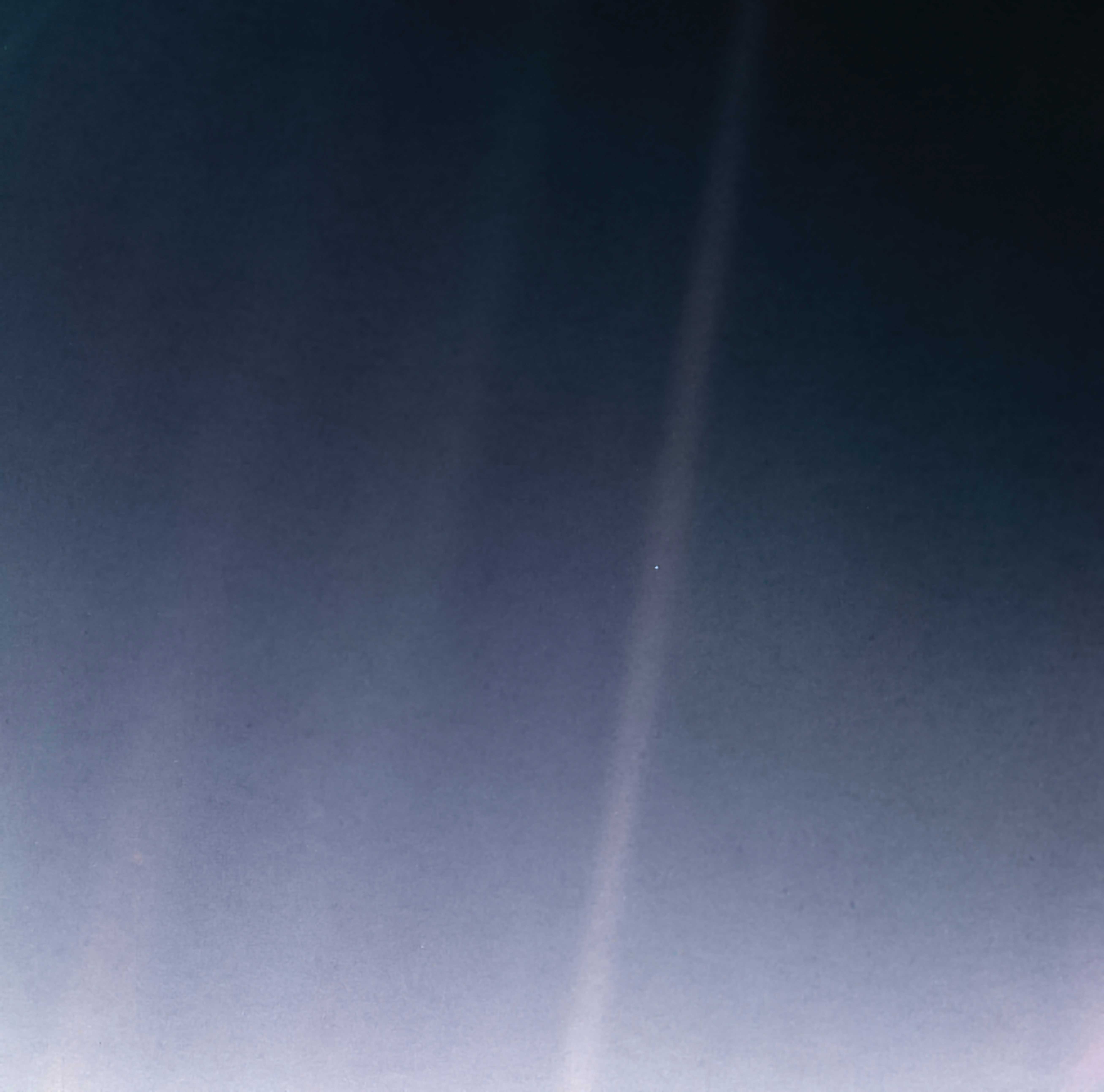 The Pale Blue Dot - Earth as seen from Voyager 1